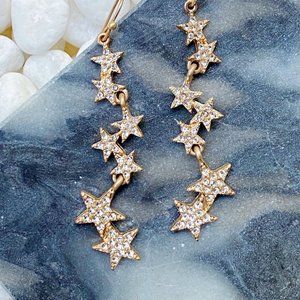 Line Dancing Star Earrings